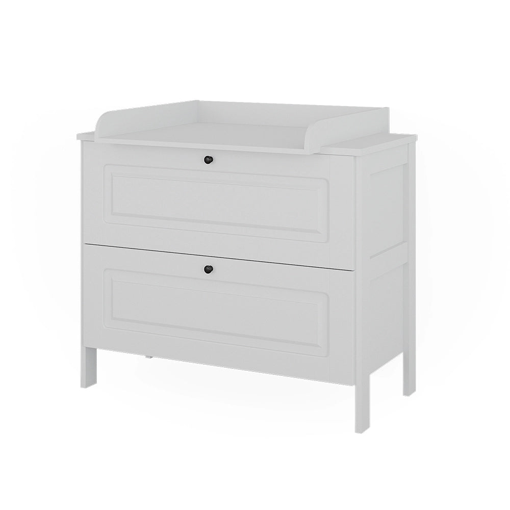 Fasciatoio Ajaton Bianco 108 x 98 cm con 2 cassetti Vitalispa
