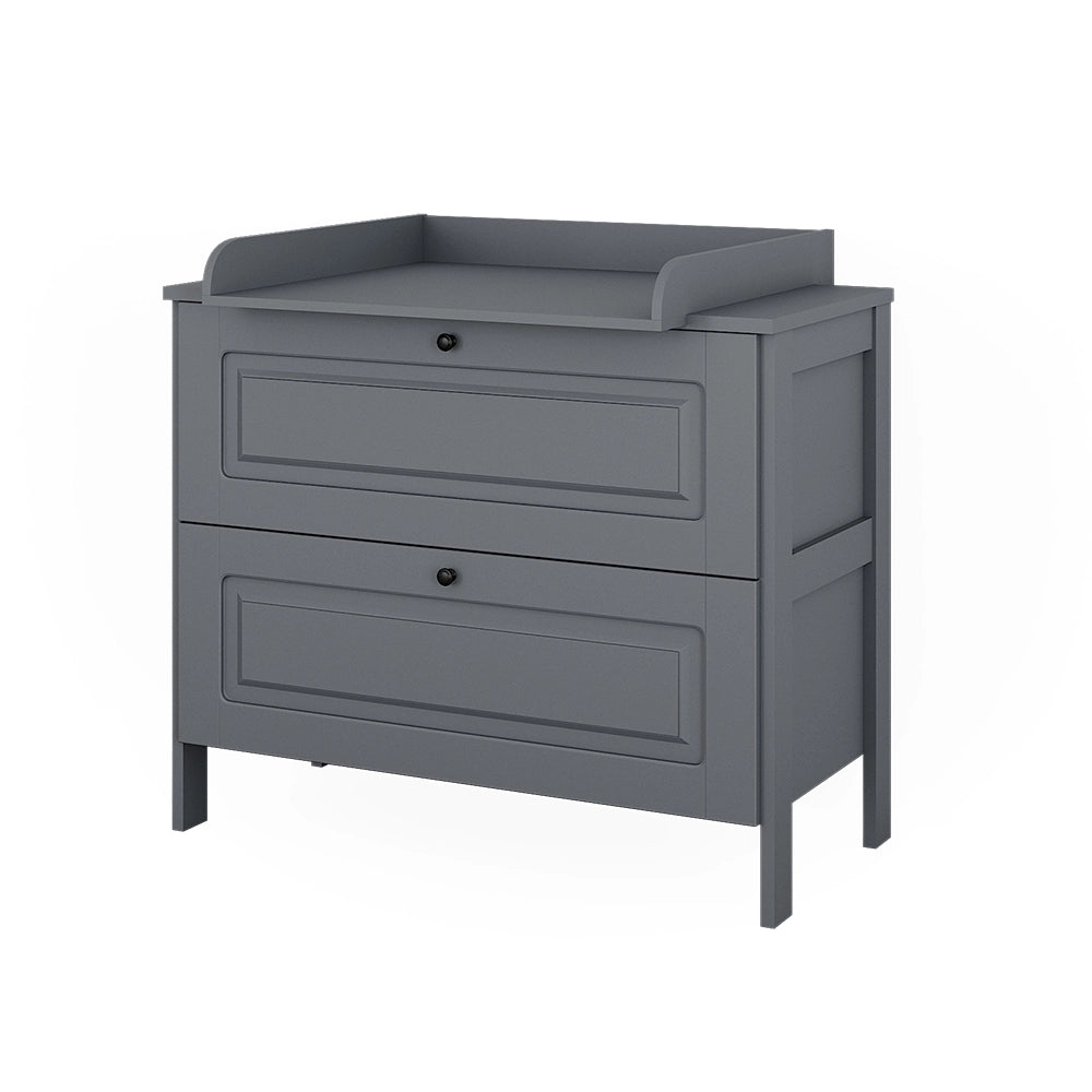 Fasciatoio Ajaton Grigio 108 x 98 cm con 2 cassetti Vitalispa