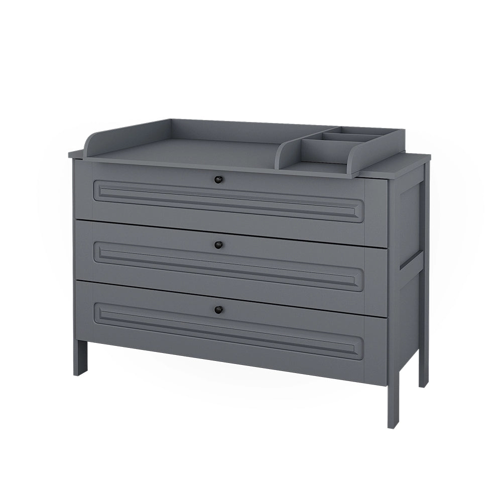 Fasciatoio Ajaton Grigio 133 x 98.4 cm con 3 cassetti Vitalispa
