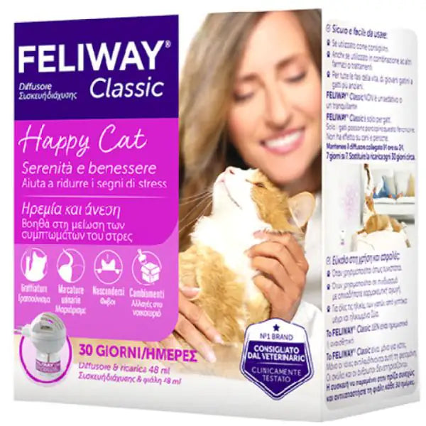 Feliway Classic Diffusore con Ricarica Gatti 48 ml