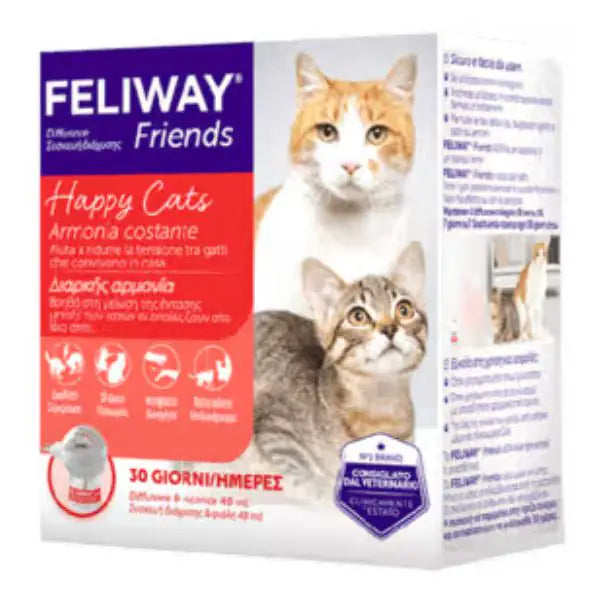 Feliway Friends Diffusore Con Ricarica Gatti 48 ml