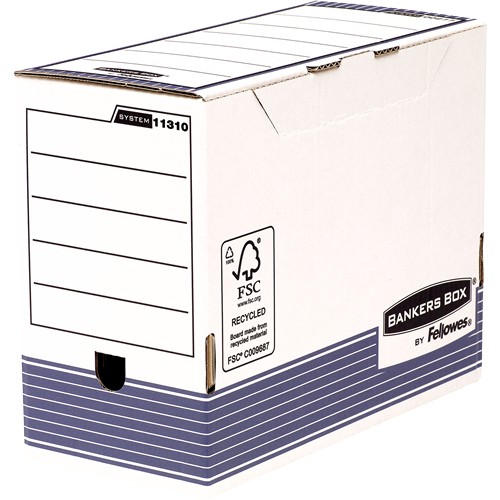 Fellowes 1131002 scatola per la conservazione di documenti Carta Blu Bianco Fellowes 1131002 scatola per la conservazione di documenti Carta Blu Bianco