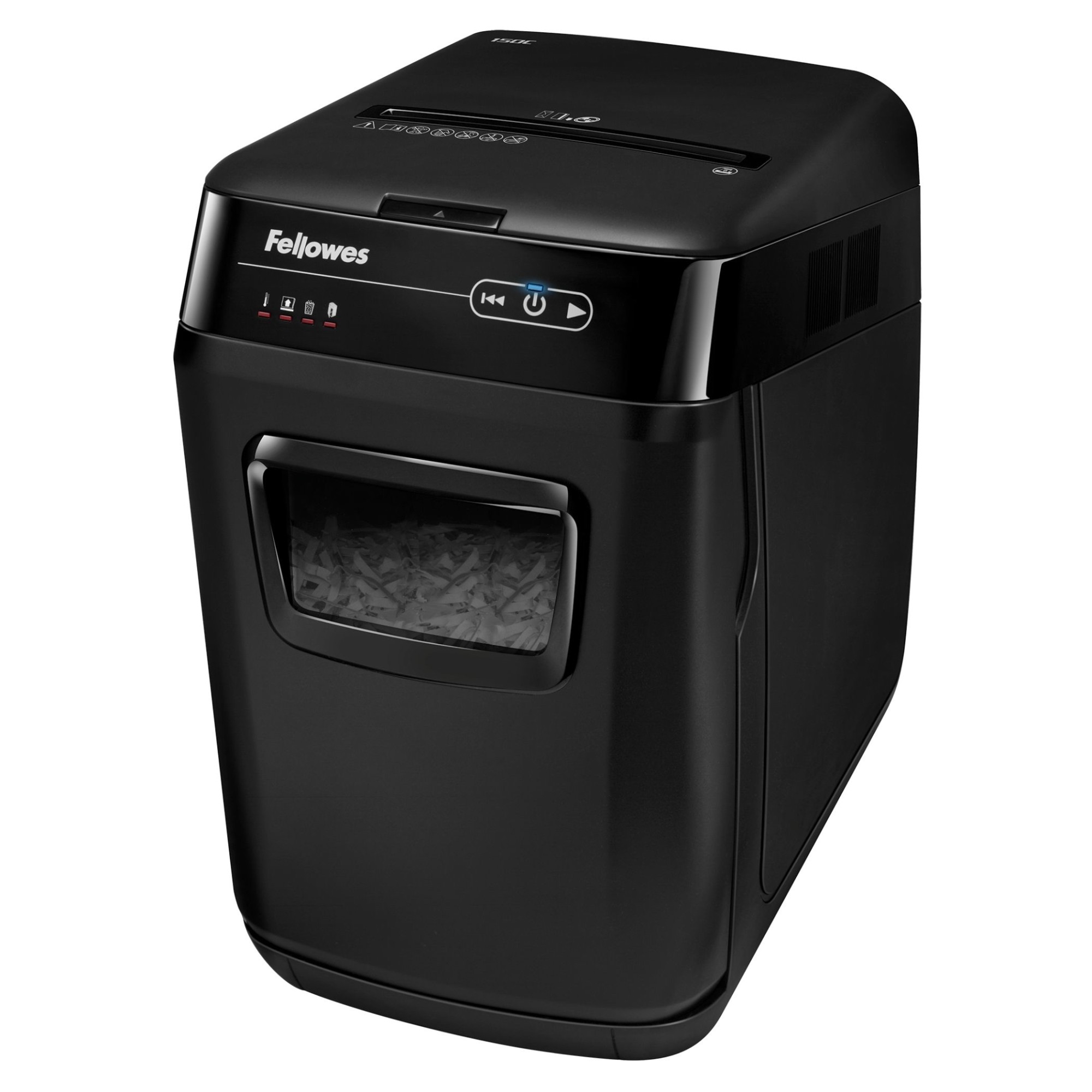 Fellowes AutoMax 150C distruggi documenti Triturazione incrociata 23 cm Nero Grigio