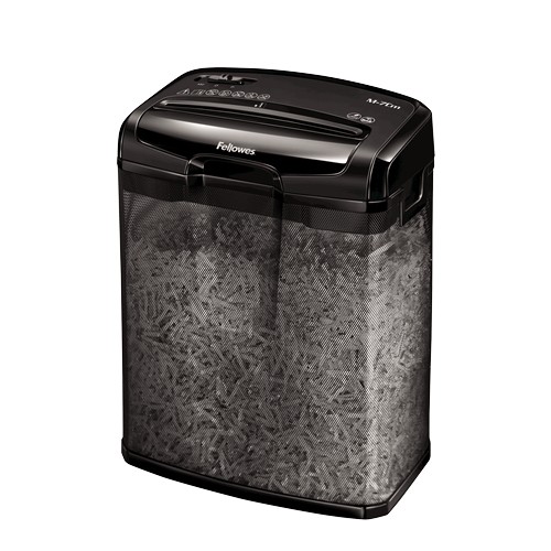 Fellowes M-7Cm distruggi documenti Taglio a particelle Nero Fellowes M-7Cm distruggi documenti Taglio a particelle Nero