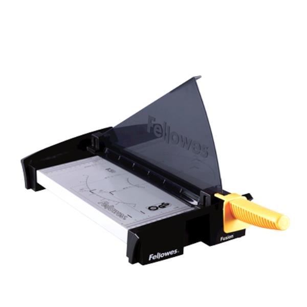 Fellowes - Taglierina Ghigliottina Fusion A4-nero Silver