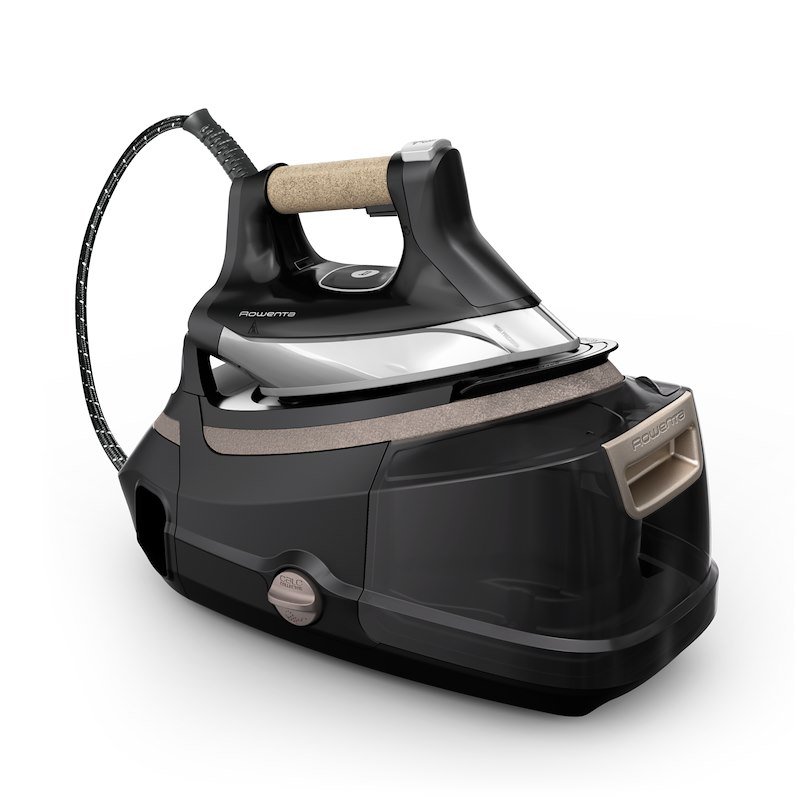FERRO A CALDAIA ROWENTA STEAM PRO DG9661, Potenza 2800 W, pompa 8 bar, Vapore continuo fino a 600 g/min, Sistema anticalcare integrato, Capacità serbatoio 1,3 l, Piastra in Microsteam 400HD 3De Laser