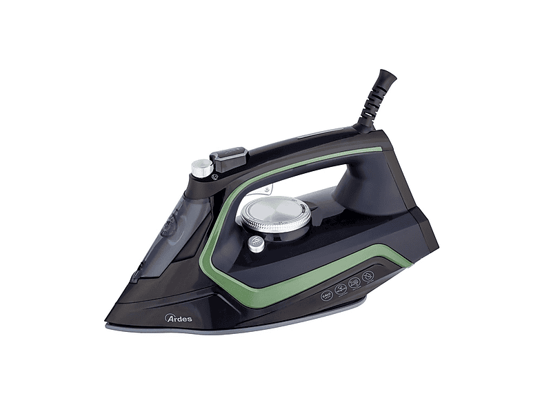 FERRO A VAPORE ARDES ARSTIR02B Vapor Pro Elite, 2200 w, Colpo vapore 120 g/min, Serbatoio 0,22 l, Piastra in Ceramica, Nero