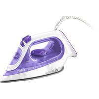 FERRO A VAPORE BRAUN TexStyle 3 SI3042VI, Potenza massima 2350 W, Colpo di vapore 160 g/min, Vapore continuo fino a 45 Serbatorio acqua 270 ml, Sistema anticalcare integrato, Piastra in SuperCeramic