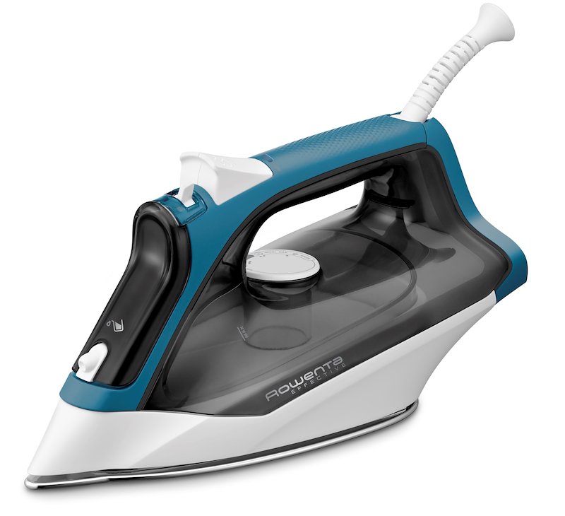 FERRO A VAPORE ROWENTA EFFECTIVE 2 DX1550, 2200 w, Colpo vapore 110 g/min, Piastra in Acciaio inox antigraffio, Spegnimento automatico, Protezione antigoccia, Impugnatura comoda
