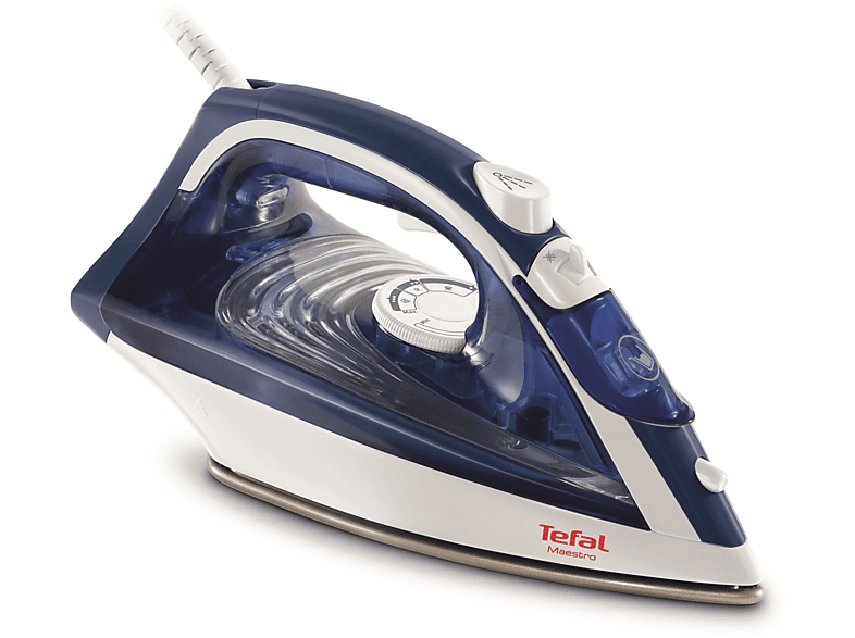 FERRO A VAPORE TEFAL FV1845, 2300 w, Colpo vapore 110 g/min, Serbatoio 0,27 l, Piastra in Ceramica Extra Large, Pulsante ergonomico, Protezione antigoccia