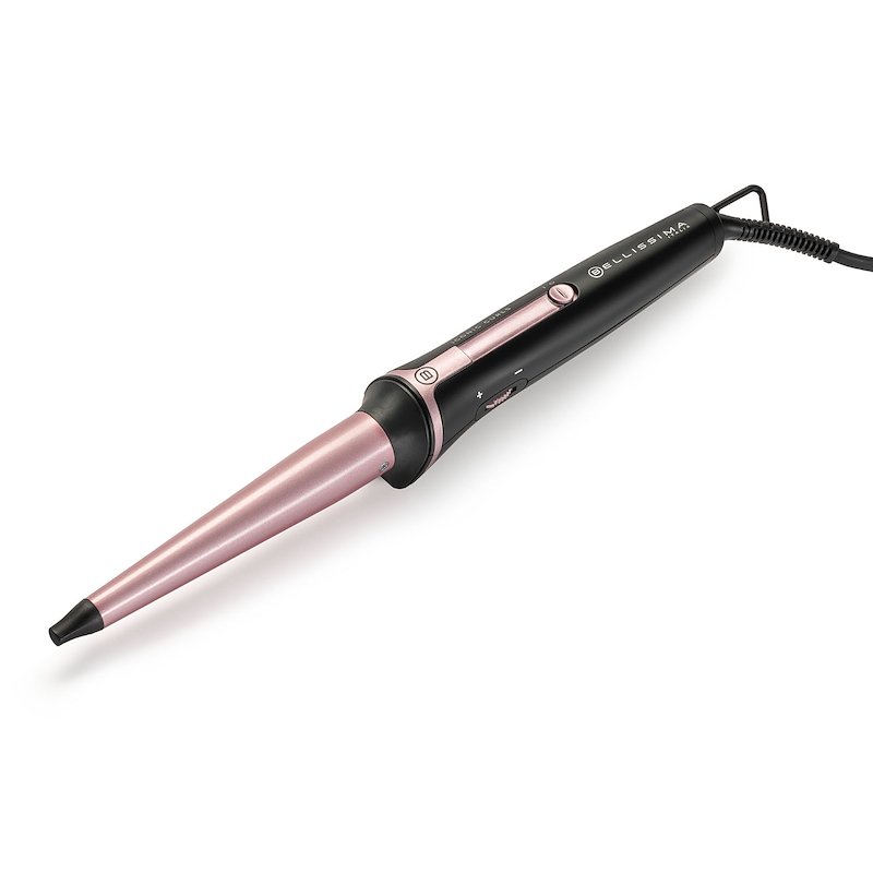 Ferro per capelli BELLISSIMA ICONIC CURLS, Potenza massima 40 W, in Altro rivestimento, Temperatura max 210 °C, si riscalda 70 s, Metallic Rose – Matt Black