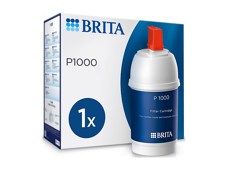 Filtro acqua rubinetto BRITA P1000 per mypure P1, 1200 l / 12 mesi (confezione da 1) - riduce calcare, metalli, cloro e impurità un gusto migliore proteggere gli elettrodomestici