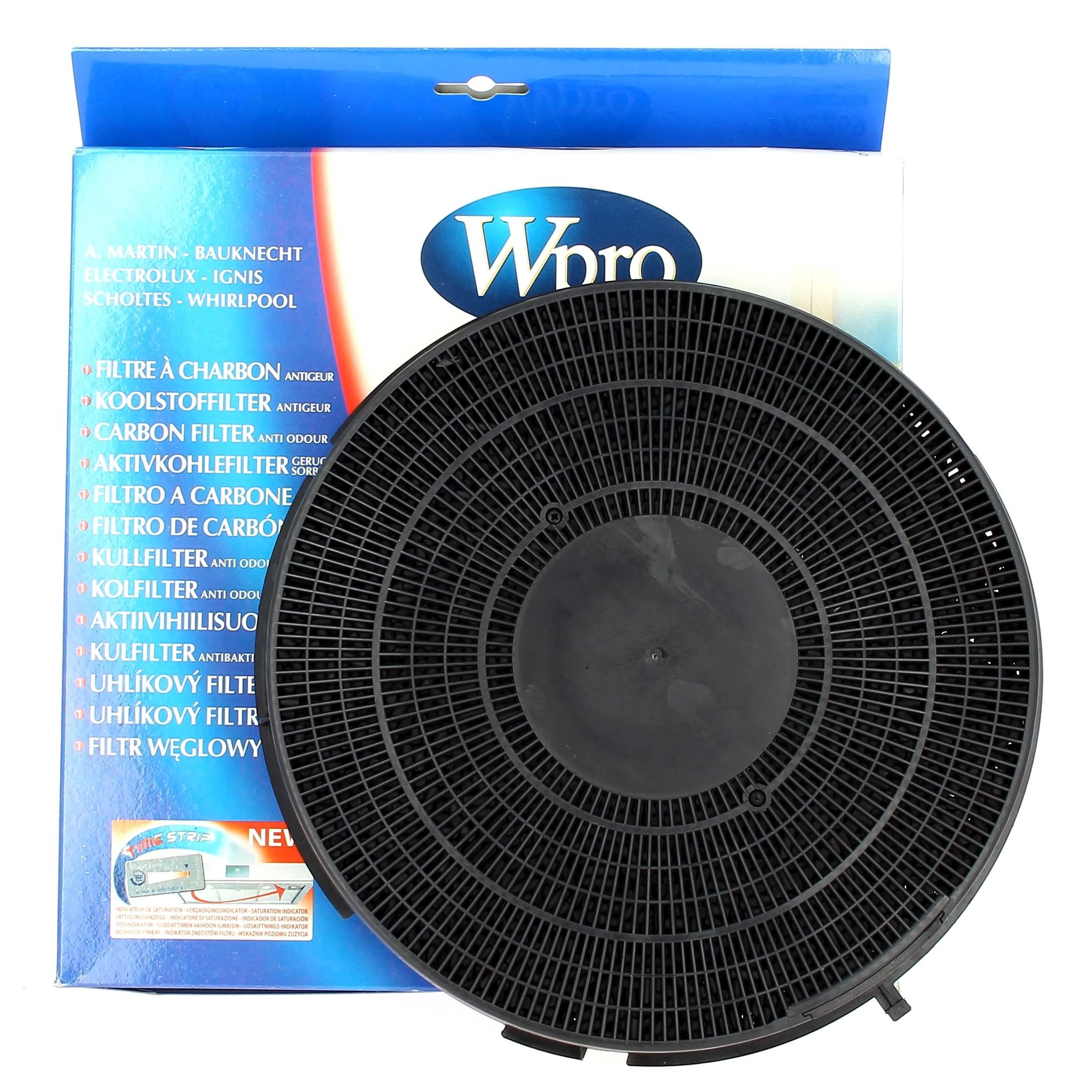Filtro Carbone Rotondo Tipo 26 Per Cappa Whirlpool