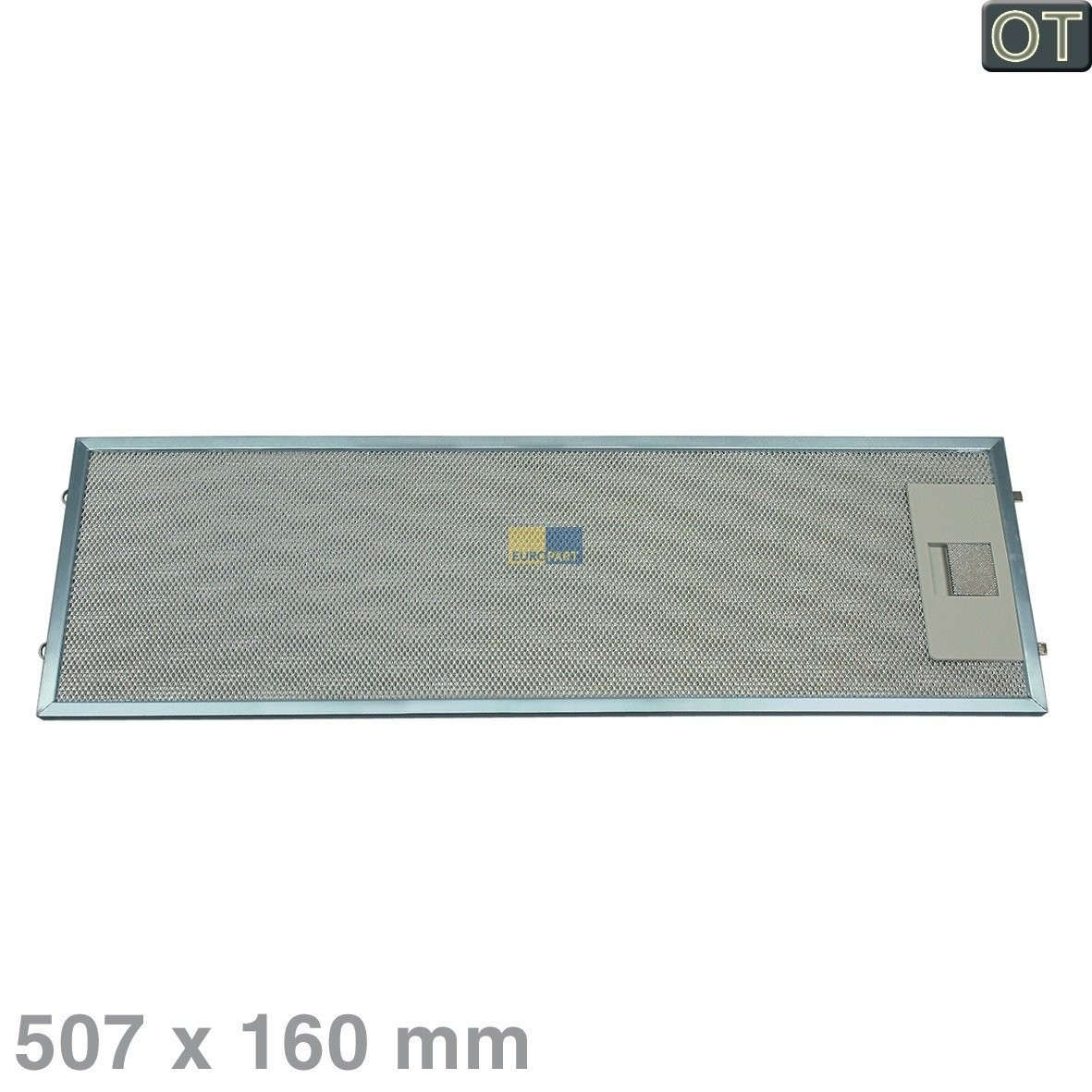 Filtro In Metallo 508x159mm - Cappa Aspirante Aeg 312634