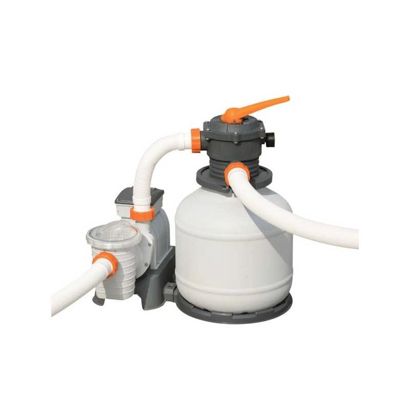Filtro Piscine a Pompa Sabbia J7 7500 Bestway BW58499 Filtro Piscine a Pompa Sabbia J7 7500 Bestway BW58499