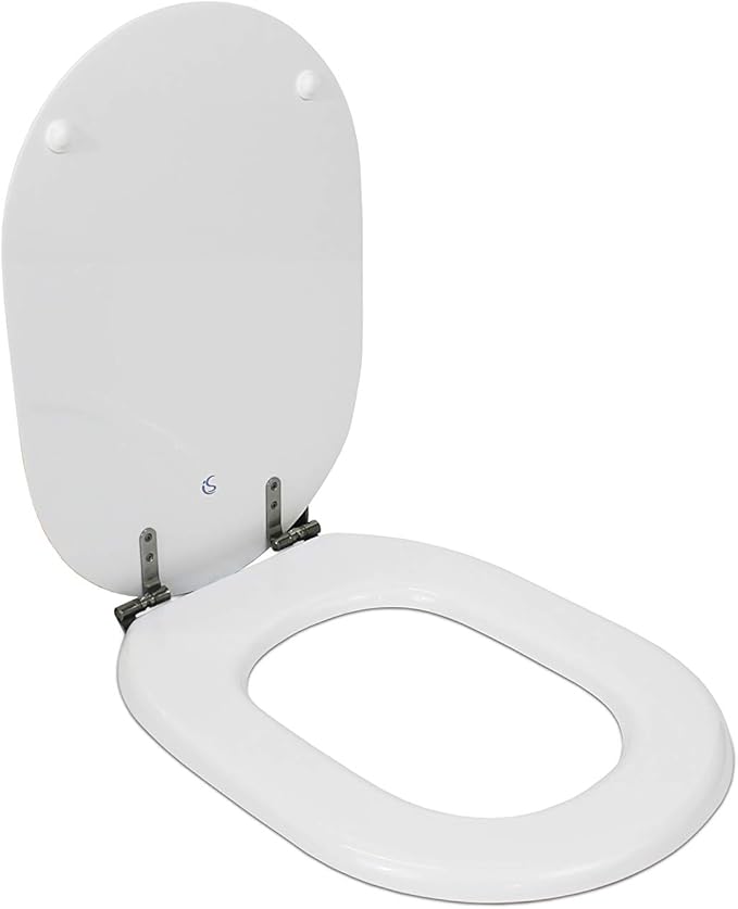Fiorile Sedile Per Wc, Design Sottile A Sandwich, Tondo, Uv Resistente, Durevole, Set Di Cerniere Incluso, Facile Da Installare, Duroplast Robusto, Bianco - Ideal Standard Fiorile Sedile Per Wc, Design Sottile A Sandwich, Tondo, Uv Resistente, Durevole, Set Di Cerniere Incluso, Facile Da Installare, Duroplast Robusto, Bianco - Ideal Standard