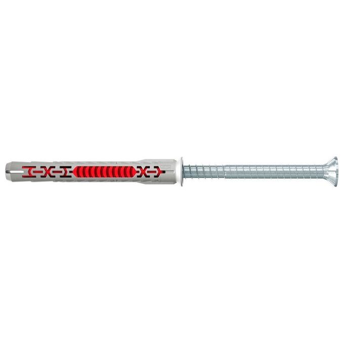 Fischer 562155 DuoXpand-T Tassello di espansione 10 mm 80 mm colore Grigio