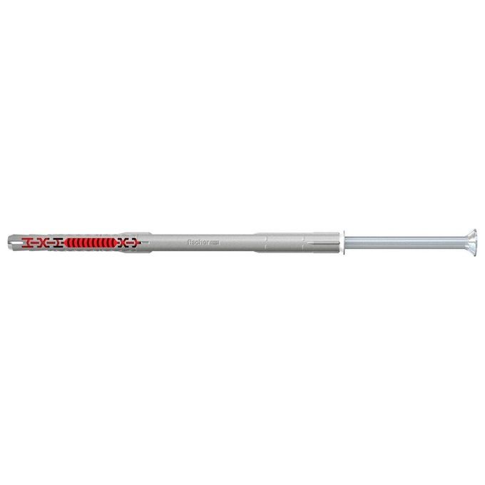 Fischer 562161 Tassello di espansione Adatto per Cemento Blocco di gesso Muratura Lunghezza 210 mm Diametro foro 1 cm colore Grigio