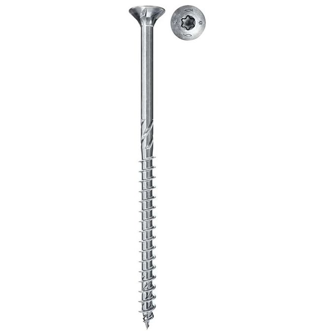 Fischer 670457 PowerFast II Vite Truciolare 6x100 mm Testa Svasata Torx TX30 Filetto Parziale Zincatura Bianca 100 pz colore Bianco Fischer 670457 PowerFast II Vite Truciolare 6x100 mm Testa Svasata Torx TX30 Filetto Parziale Zincatura Bianca 100 pz colore Bianco