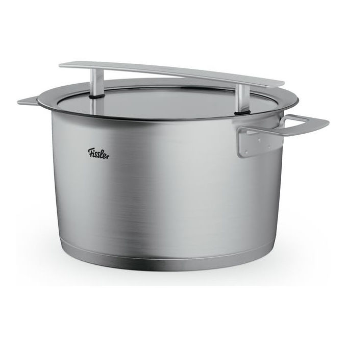 Fissler 016-103-24-000-0 Pentola Alta 24 cm 6.5 L Acciaio Inox Con Coperchio in Vetro Fissler 016-103-24-000-0 Pentola Alta 24 cm 6.5 L Acciaio Inox Con Coperchio in Vetro