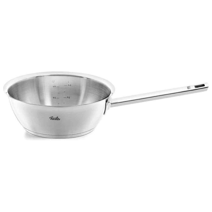Fissler 084-148-20-100-0 Original-Profi Collection Padella conica per saltare 20 cm 1.9 litri Acciaio inox satinato con scala graduata e fondo universale incluso induzione colore Acciaio inox Fissler 084-148-20-100-0 Original-Profi Collection Padella conica per saltare 20 cm 1.9 litri Acciaio inox satinato con scala graduata e fondo universale incluso induzione colore Acciaio inox