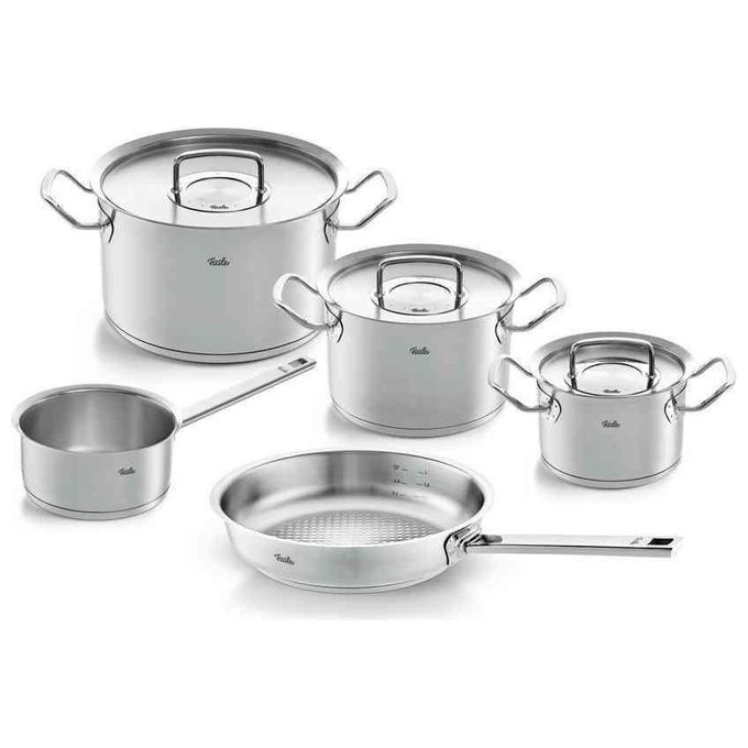Fissler 084-378-05-000-0 Original Profi Collection Set di Pentole 5 pezzi Acciaio Inossidabile 18-10 con Fondo Cookstar e Scala di Misura Incisa colore Acciaio inox Fissler 084-378-05-000-0 Original Profi Collection Set di Pentole 5 pezzi Acciaio Inossidabile 18-10 con Fondo Cookstar e Scala di Misura Incisa colore Acciaio inox