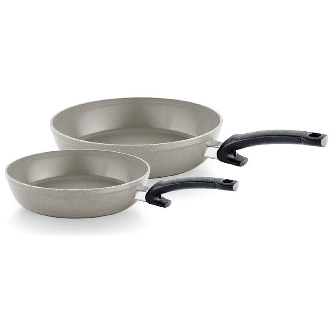 Fissler 159-220-02-100-0 Set 2 Padelle Ceratal Comfort 28 e 24 cm Rivestimento Antiaderente Made in Germany