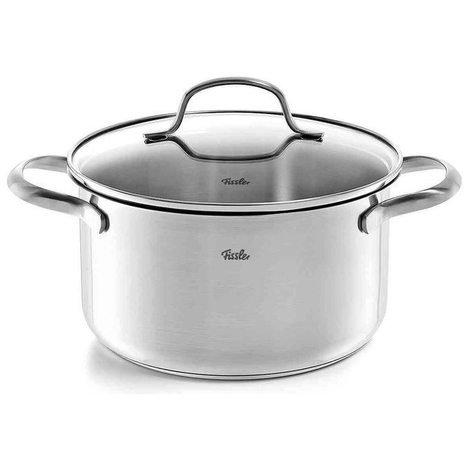 Fissler Pentola in Acciaio Inox San Francisco 1.9 L 16 cm con Coperchio in Vetro