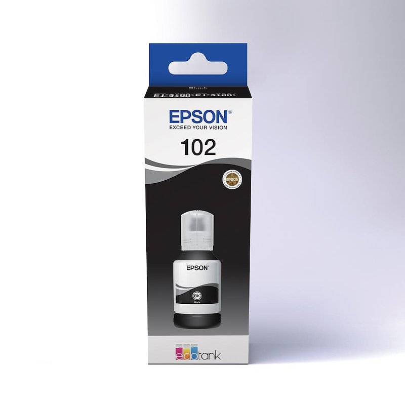 Flacone di inchiostro EPSON Ecotank 102 Nero Flacone di inchiostro EPSON Ecotank 102 Nero