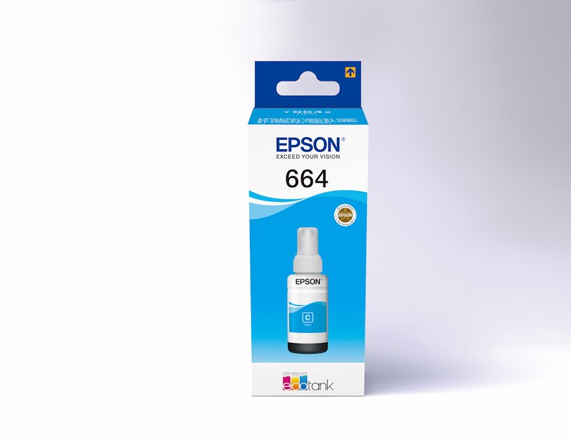 Flacone di inchiostro EPSON Ecotank T6642 Ciano Flacone di inchiostro EPSON Ecotank T6642 Ciano