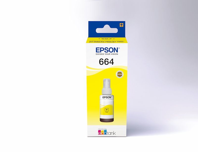 Flacone di inchiostro EPSON Ecotank T6644 Giallo Flacone di inchiostro EPSON Ecotank T6644 Giallo