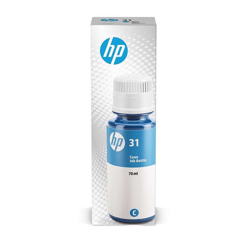 Flacone di inchiostro HP 31 (1VU26AE) Ciano