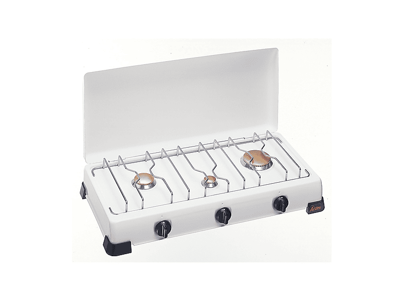 FORNELLETTO ARDES ZEUS 3 FUOCHI FORNELLO GAS GPL, Assorbimento potenza 4200 W, Bianco