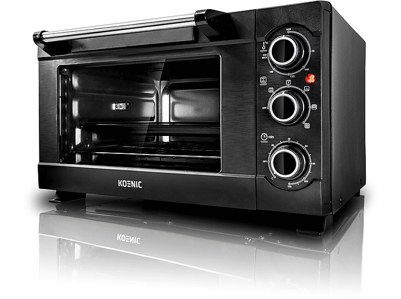 Fornetto elettrico KOENIC KMO 4341, 20l, temperatura tra 70 e 120°C, con funzione grill vano raccoglibriciole
