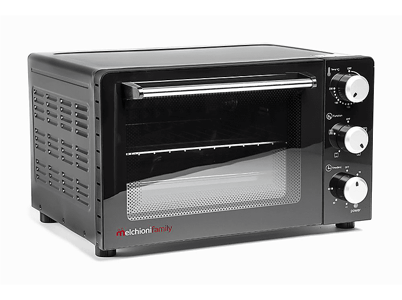 FORNETTO ELETTRICO MELCHIONI FAMILY ENJOY 31, 31 l, Assorbimento max 1500 W, Girarrosto con motore