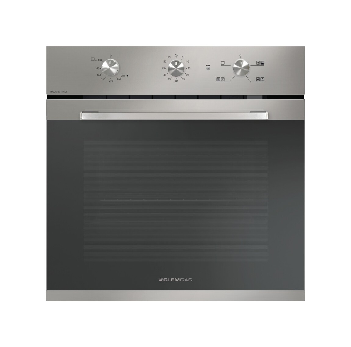 FORNO GAS M.VENT.INOX CLA 63LT GFXV21IX-S2