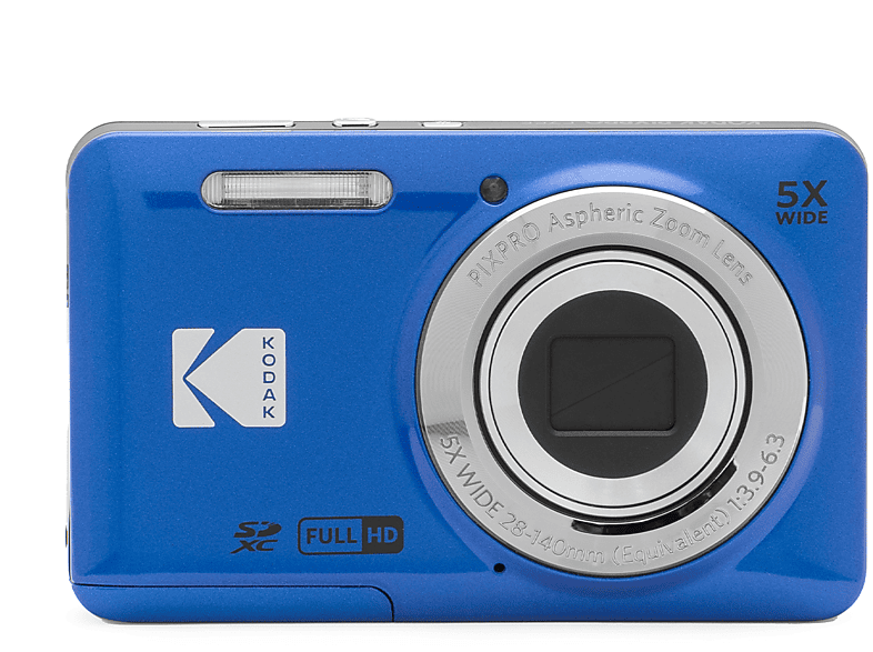 FOTOCAMERA DIGITALE KODAK PixPro FZ55 Zoom ottico 5x, 16,76 megapixel, Blu