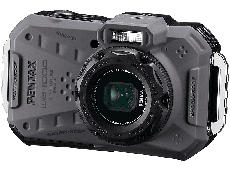 FOTOCAMERA DIGITALE PENTAX WG1000 Zoom ottico 4x, 16,35 megapixel, Gray