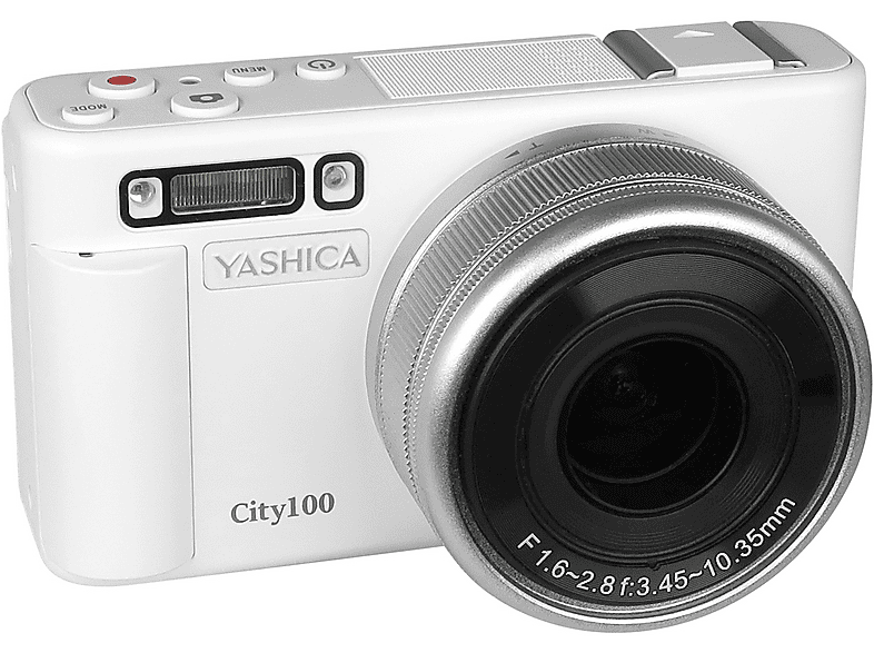 FOTOCAMERA DIGITALE YASHICA City 100 Zoom ottico 3x, 13 megapixel, Bianco