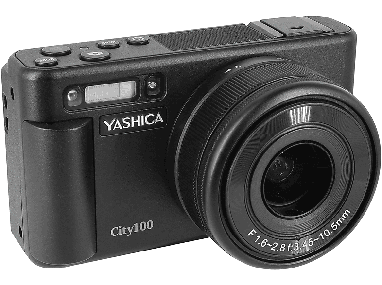 FOTOCAMERA DIGITALE YASHICA City 100 Zoom ottico 3x, 13 megapixel, Nero