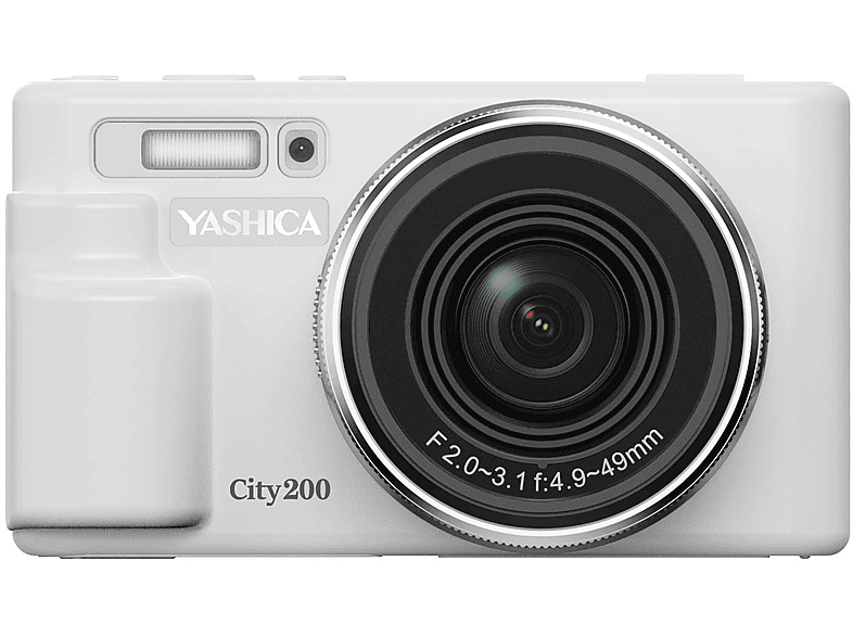 FOTOCAMERA DIGITALE YASHICA City 200 Zoom ottico 10x, 13 megapixel, Bianco
