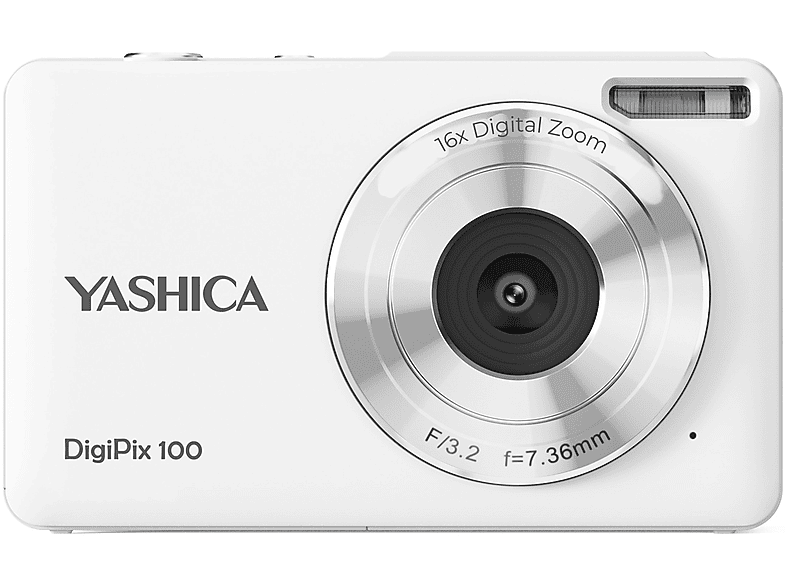 FOTOCAMERA DIGITALE YASHICA Digipix 100, 5 megapixel, Bianco