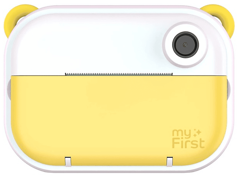 Fotocamera Istantanea per bambini MYFIRST Camera Insta Wi, 12 megapixel, display a colori da 2,4", obiettivo selfie, WiFi, creazione etichette, Giallo
