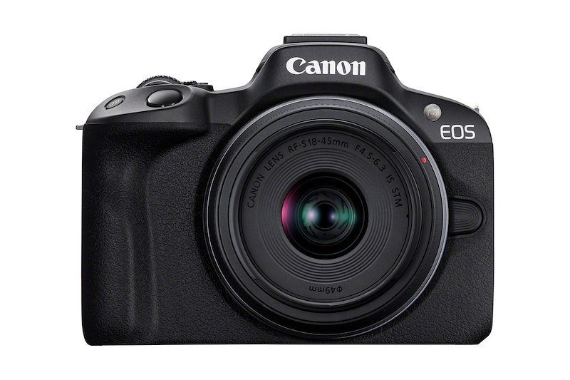 FOTOCAMERA MIRRORLESS CANON EOS R50, Nero + obiettivo RF-S 18-45mm F4.5.-6.3 IS STM