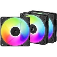 Freezer P12 Pro Reverse A-RGB - 3 Pack Case per computer Ventilatore 12 cm Nero 3 pz, Ventola Freezer P12 Pro Reverse A-RGB - 3 Pack Case per computer Ventilatore 12 cm Nero 3 pz, Ventola
