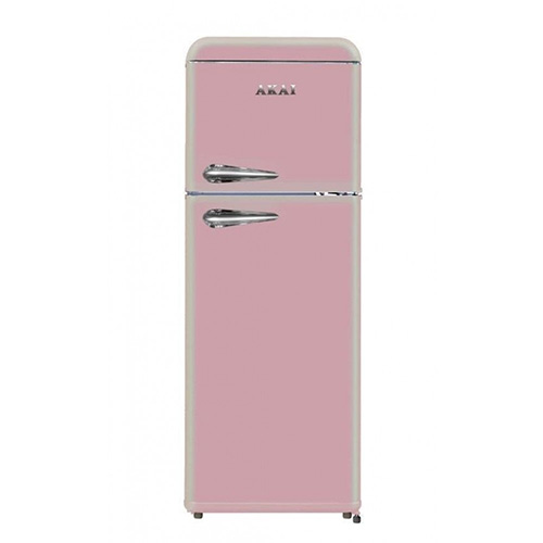 FRIGORIFERO AKAI DOPPIA PORTA 240LT PINK FRIGORIFERO AKAI DOPPIA PORTA 240LT PINK