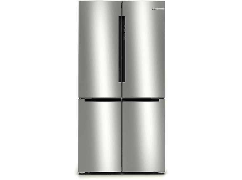 Frigorifero americano BOSCH KFN96APEA, Sistema Multi Flow: Sì; raffreddamento frigorifero: No Frost; congelatore: Frost, Capacità netta totale 605 l, Rumorosità: 38 dB(A), LAN wireless, Dimensioni: L 91 cm A 183 P 73,1 cm, Inox Look, Classe E