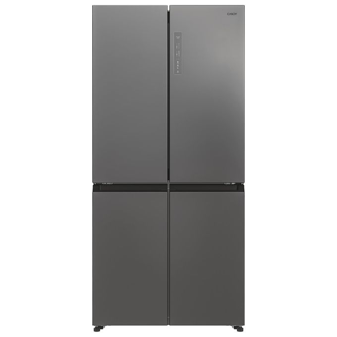 Frigorifero americano CANDY CFQQ5T817EPS, Sistema Multi Flow: Sì; raffreddamento frigorifero: No Frost; congelatore: Frost, Capacità netta totale 467 l, Rumorosità: 35 dB(A), Dimensioni: L 83,3 cm A 181,5 P 65 cm, Silver, Classe E