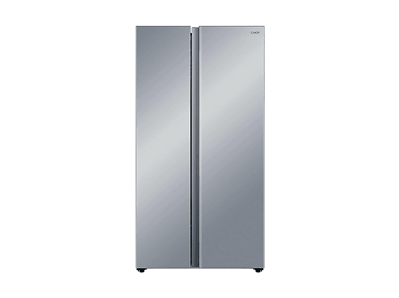 Frigorifero americano CANDY CNSQ2T918EX, Sistema Multi Flow: Sì; raffreddamento frigorifero: No Frost; congelatore: Frost, Capacità netta totale 523 l, Rumorosità: 37 dB(A), Dimensioni: L 90,8 cm A 177,5 P 64,7 cm, Silver, Classe E