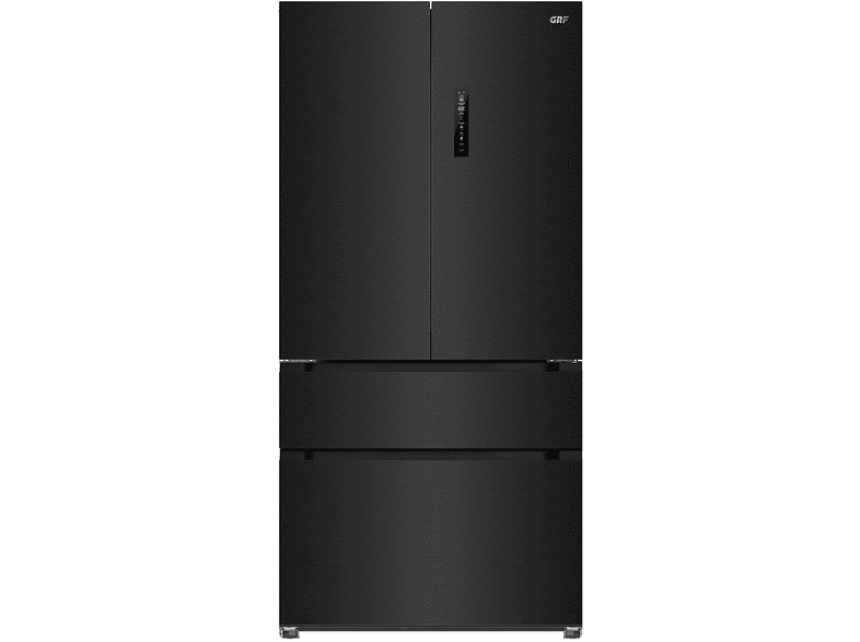 Frigorifero americano GRF SF9160931BX, Sistema Multi Flow: Sì; raffreddamento frigorifero: No Frost; congelatore: Frost, Capacità netta totale 521 l, Rumorosità: 38 dB(A), Dimensioni: L 91,1 cm A 191,2 P 60 cm, Nero, Classe E